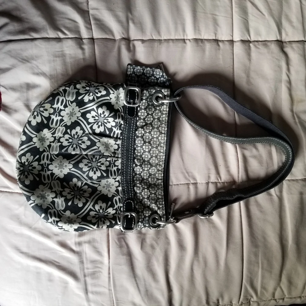 Fossil canvas shoulder bag - Picture 2 of 10